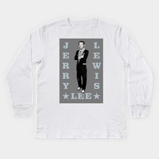 Jerry Lee Lewis Kids Long Sleeve T-Shirt